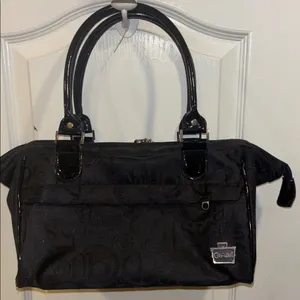 Caboodles Brand Black Envy Dr Bag & Zip Pulls Double Zip thumbnail 1
