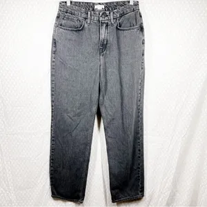 Good American Washed Black 90s Relaxed High Rise‎ Jeans thumbnail 2