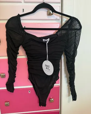 Black Bodysuit Princess Polly thumbnail 1