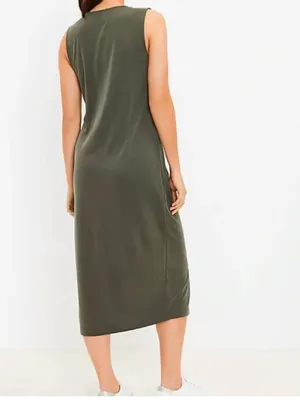 LOFT Lou & Tie Waist Midi Dress thumbnail 3