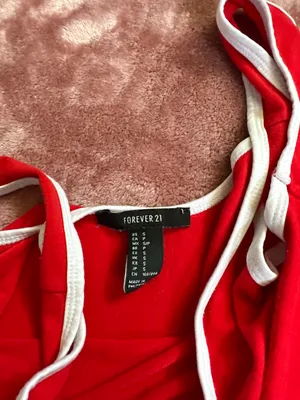 Forever 21 RED BODYSUIT thumbnail 4