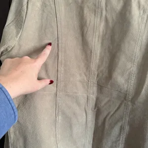Y2K Vintage DOLLHOUSE | Tan Suede Leather Moto Style Jacket | Extra Large thumbnail 6