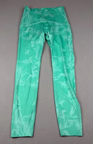 Gymshark Waist Support Leggings M Mint Marble Scrunch High Rise Yoga Gym thumbnail 1