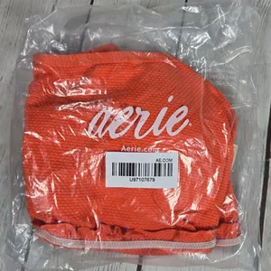 Aerie Textured Orange Scoop Neck Bikini Top M‎ NWT thumbnail 9