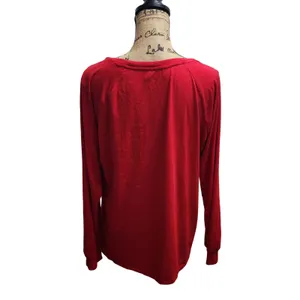 Dr. Seuss The‎ Grinch Christmas Raglan Shirt Holiday Top Large thumbnail 2