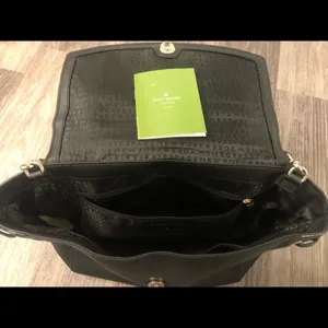KATE Spade Lilah Saffino leather black satchel thumbnail 6
