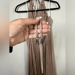 Free People Extratropical Shiny Dress Size Medium thumbnail 5