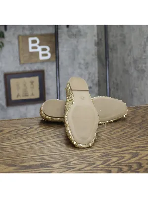 A New Day Sequin Ballet Flats Sammie Gold Yellow 5.5M thumbnail 5