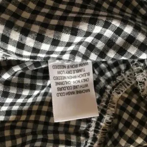 Girl Krazy Gingham Plaid Pineapple Print Peplum Blouse Women Size Large thumbnail 6