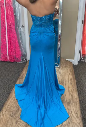 Amarra Prom Dress Blue Size 6 thumbnail 3