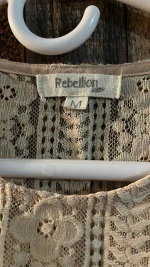 Rebellion women’s blouse Medium Off white (z) thumbnail 6