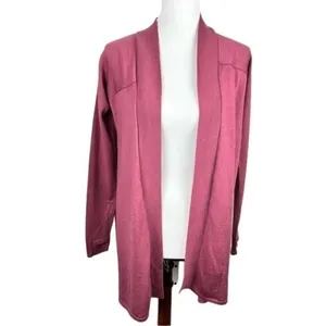 Lululemon Blissful Zen Merino‎ Wool Wrap Sweater Pink Size 2 thumbnail 2