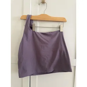 Lululemon Ribbed Nulu Asymmetrical Yoga Tank Top in Purple Ash W1ERPS Size 8 thumbnail 4