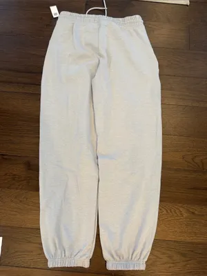 Old Navy Dynamic Fleece Joggers Light Gray Size Small NWT thumbnail 6