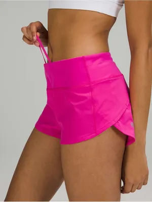 Lululemon Speed Up Shorts Sonic Pink Low Rise Size 12 NWT thumbnail 4