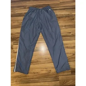 Vintage 2002 Adidas Baggy Track Pants Swish Mesh Lined Baby Blue 3 Stripe Size L thumbnail 10