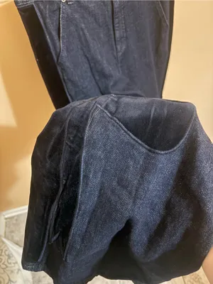 Anthropologie Maeve Bow Peep High-Rise Flare Jeans thumbnail 7