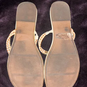 Elegant Gold and‎ Cream Women's Sandals thumbnail 2