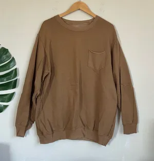 NWOT Aerie Crewneck Pocket Sweatshirt thumbnail 1