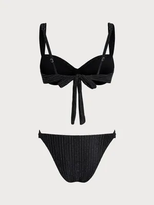 Rihoas Black Sequins Underwire Bikini Set thumbnail 3
