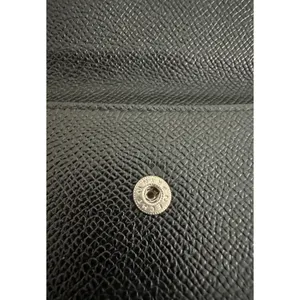 BVLGARI black‎ leather shw long wallet thumbnail 8