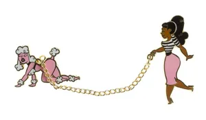 POODLE GIRL ENAMEL PIN SET thumbnail 1