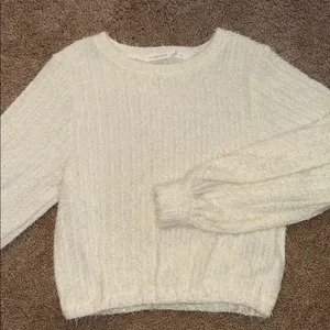 Altar'd State Cream Crew Neck Sweater thumbnail 1