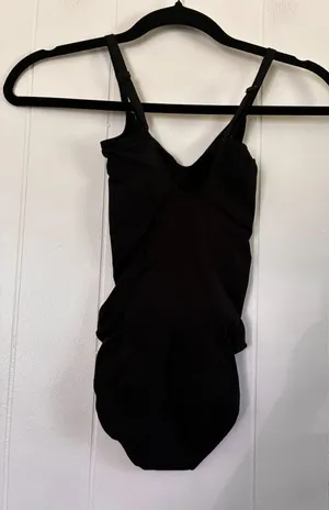 SKIMS Sculpting Bodysuit Mid Thigh Onyx Black Size S Shapewear Compression thumbnail 1