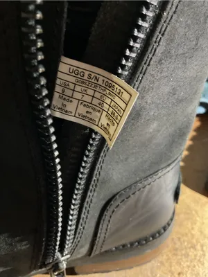 UGG Women's Black leather Lace-Up Combat Kilmer II Boots US 9 thumbnail 10