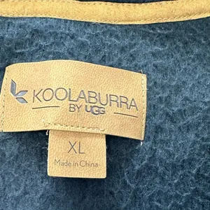 Koolaburra by Ugg Cozy Sherpa 1/4 Zip Pullover Black in Size XL thumbnail 4
