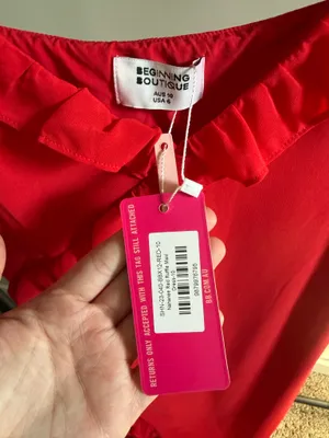 Beginning Boutique Nahanee Red Ruffle Maxi Dress thumbnail 4