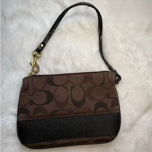 Coach Brown Wristlet thumbnail 2