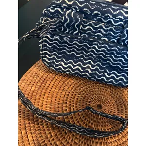 Lug Carousel Convertible Crossbody Belt‎ Bag Navy Wavy Quilted Travel Purse thumbnail 9