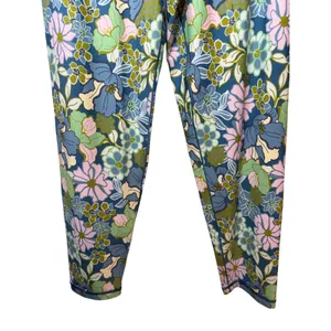 OFFLINE by Aerie Real Me High Rise Crossover 7/8 Floral Leggings XL Activewear thumbnail 2