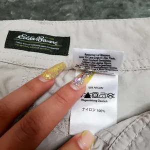 Eddie‎ Bauer Cargo Capri Wide Leg Nylon Pants thumbnail 7