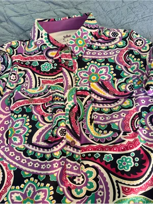 Peter Millar Vibrant Paisley Dress Womens Medium thumbnail 2