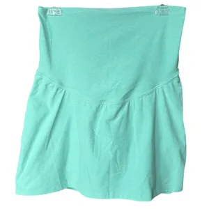 Beyond the Bump Aqua‎ Maternity Skirt Sz L thumbnail 1