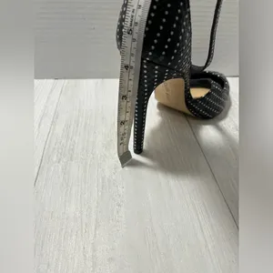 Giani Bernini  Black  polka withCrisscross Studded Heels thumbnail 12