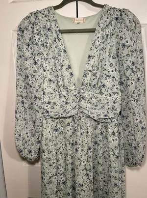 Altar'd State Floral Maxi Dress thumbnail 2