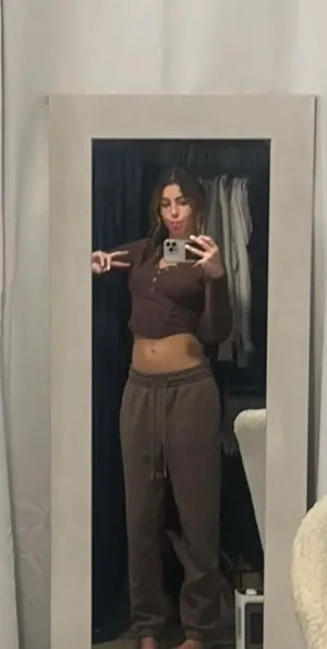 Garage Long Sleeve Top Crop Brown thumbnail 5