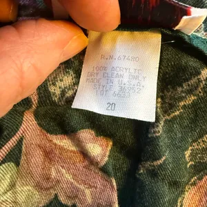 Vintage 90s USA ORVIS Women's Floral Pleated Skirt Autumn Shades Size 10/12 thumbnail 6