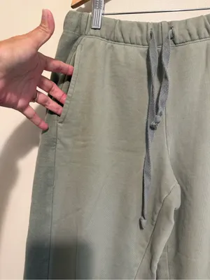Aerie Womens  Olive Green Drawstring Jogger Pants Medium size thumbnail 2