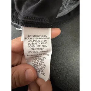 Vuori Clementine Short Black Athletic Running Shorts Elastic Drawstring Large thumbnail 6