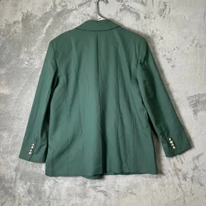 Ann Taylor The Modern Blazer 10 Dried Cilantro‎ Green Relaxed Fit Oversized New thumbnail 4