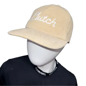 Dutch Bros Cream Corduroy Baseball Snapback Hat Cap Logo Broista Official Merch thumbnail 1