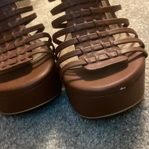 Torrid wedge sandal tall brown size 10w neutral thumbnail 10