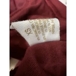 SKIN Worldwide Organic Pima Cotton Deep‎ Red Bralette Bra XS OCL71B thumbnail 5