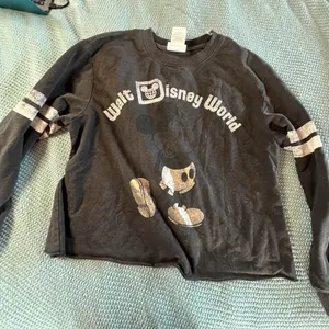 Disney Parks Black Long Sleeve Shirt Vintage 50th Anniversary Size Medium EUC thumbnail 1