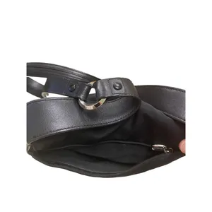 Women’s Cole Haan Black canvas purse/shoulder bag/ handbag medium size SKU 1155 thumbnail 9