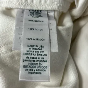 Frame‎ Baggy Denim Le Straight Leg White (Blanc) Jeans 26 100% Cotton thumbnail 9